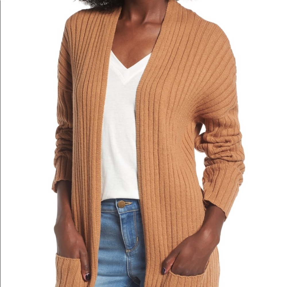 BP. Ribbed knit cardigan